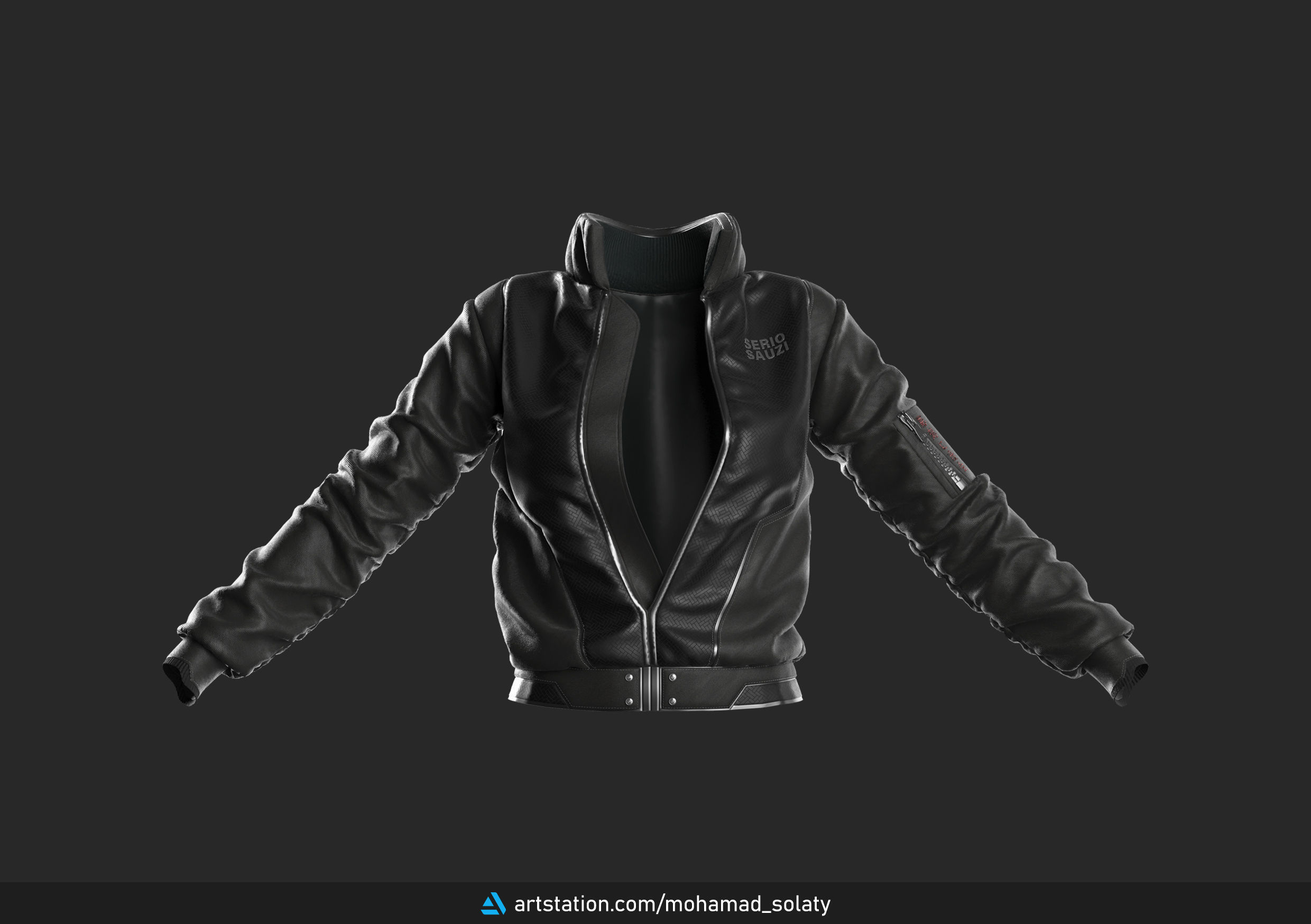Process of Creating Jacket - Marvelous - CLO Project file 3D model ...