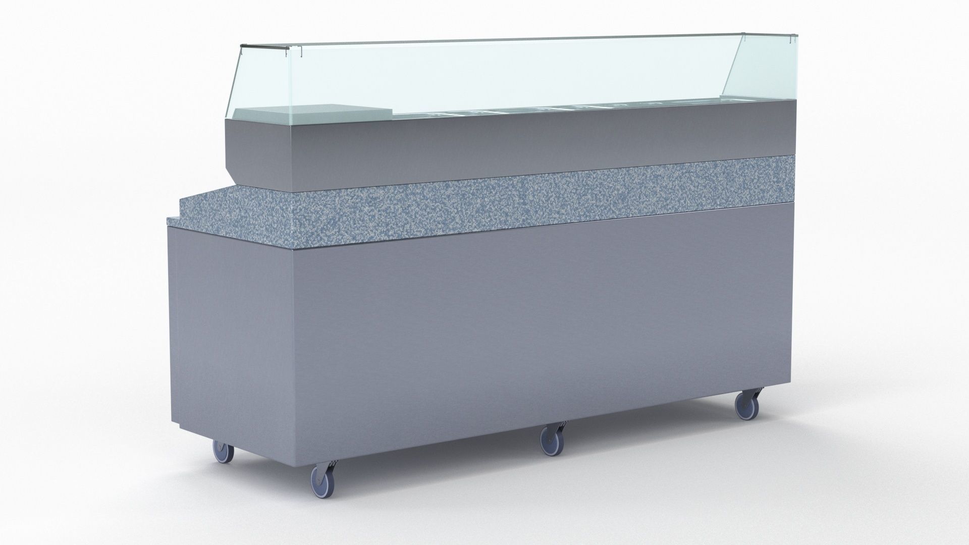 U-Line Pizza Prep Table Refrigerators UCPP588-SS61A 3D model_25