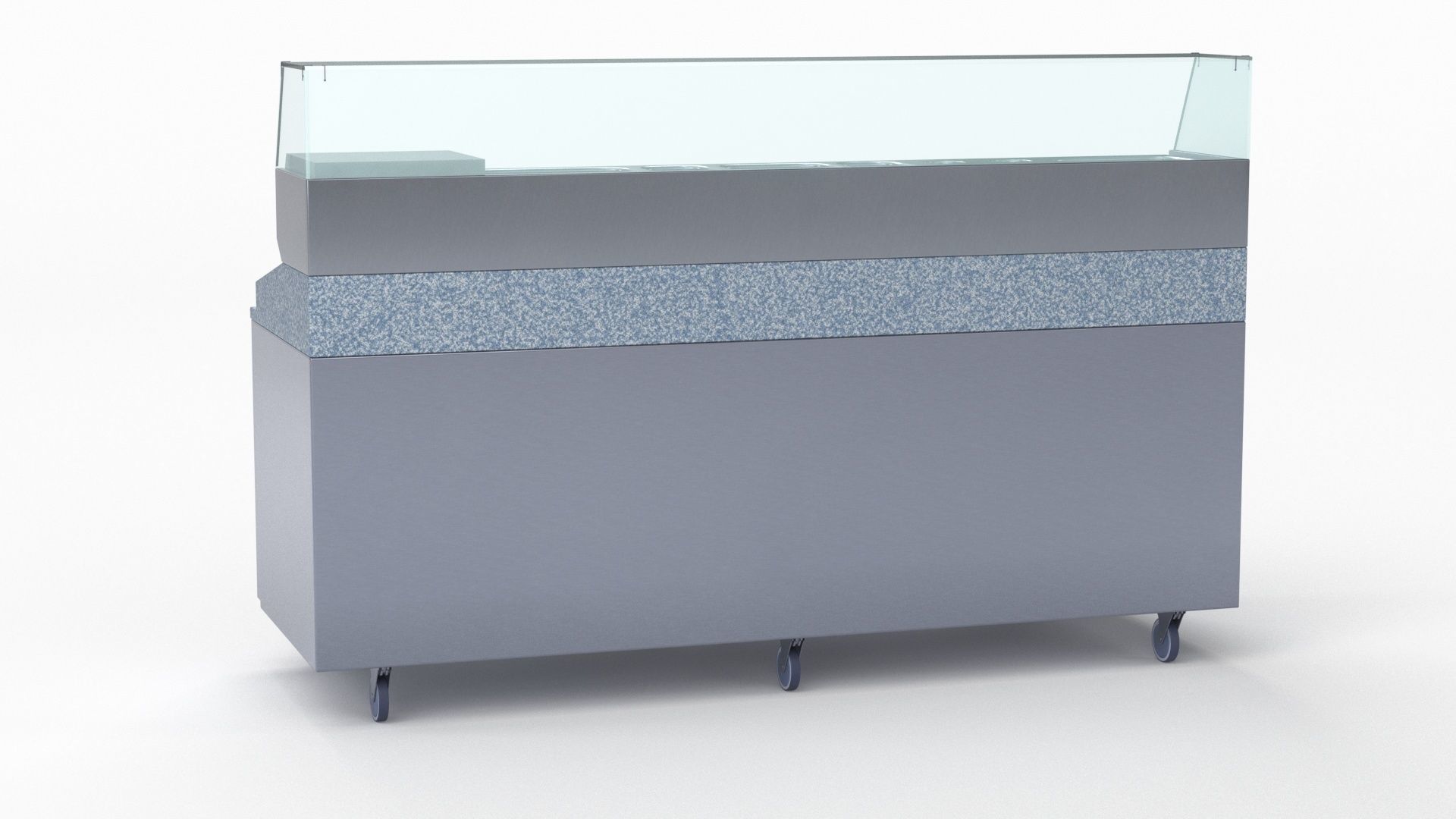 U-Line Pizza Prep Table Refrigerators UCPP588-SS61A 3D model_24