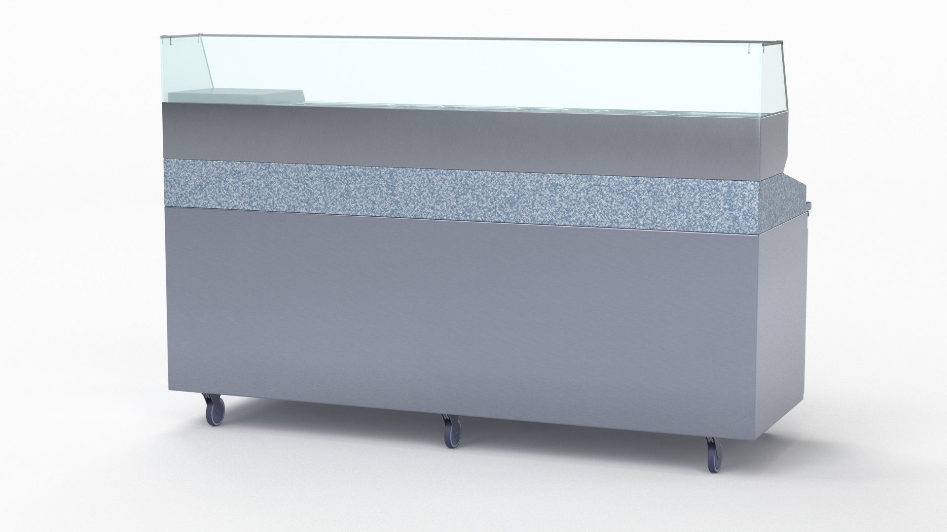 U-Line Pizza Prep Table Refrigerators UCPP588-SS61A 3D model_22