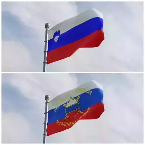 Animated Slovenia Flags