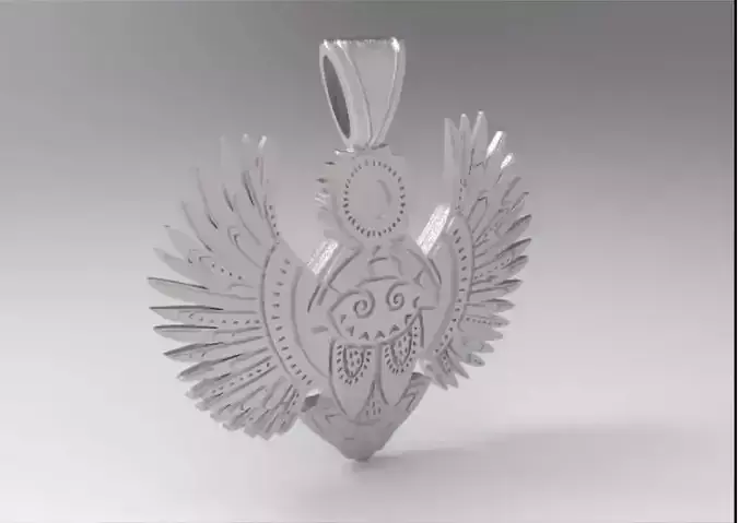 Scarab Beetle Antician Egyp Pendant