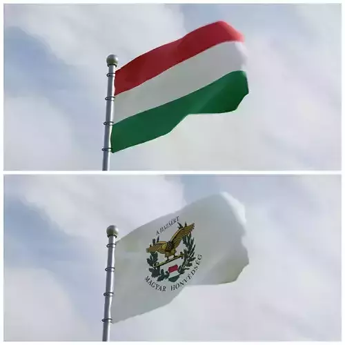 Animated Hungary Flags