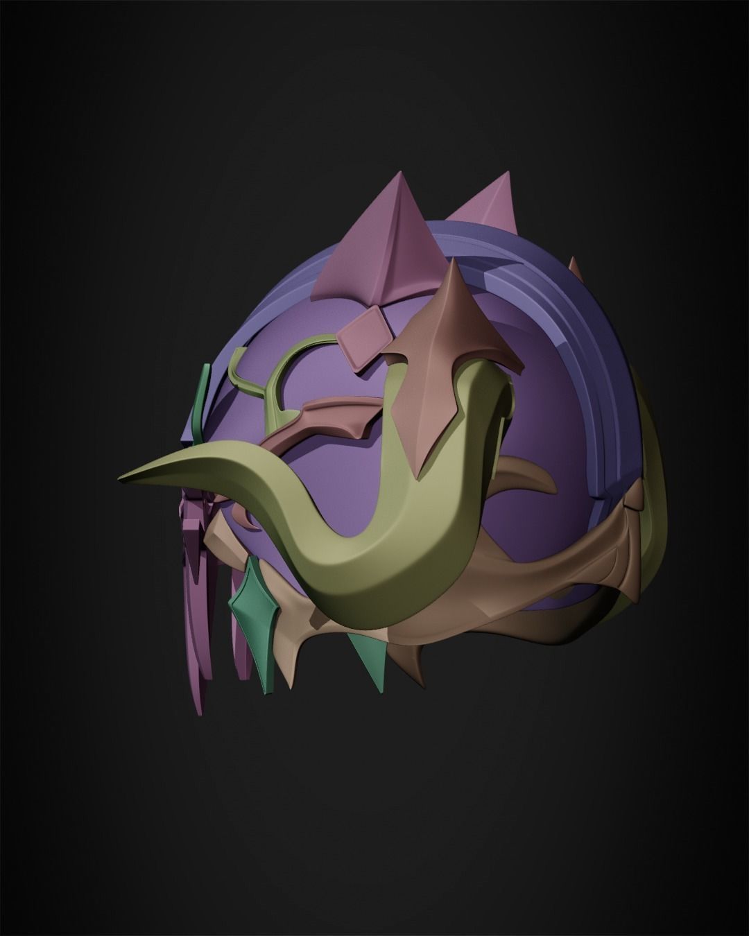 Final Fantasy 14 Chaos Full Armor for Cosplay 3D print model_57