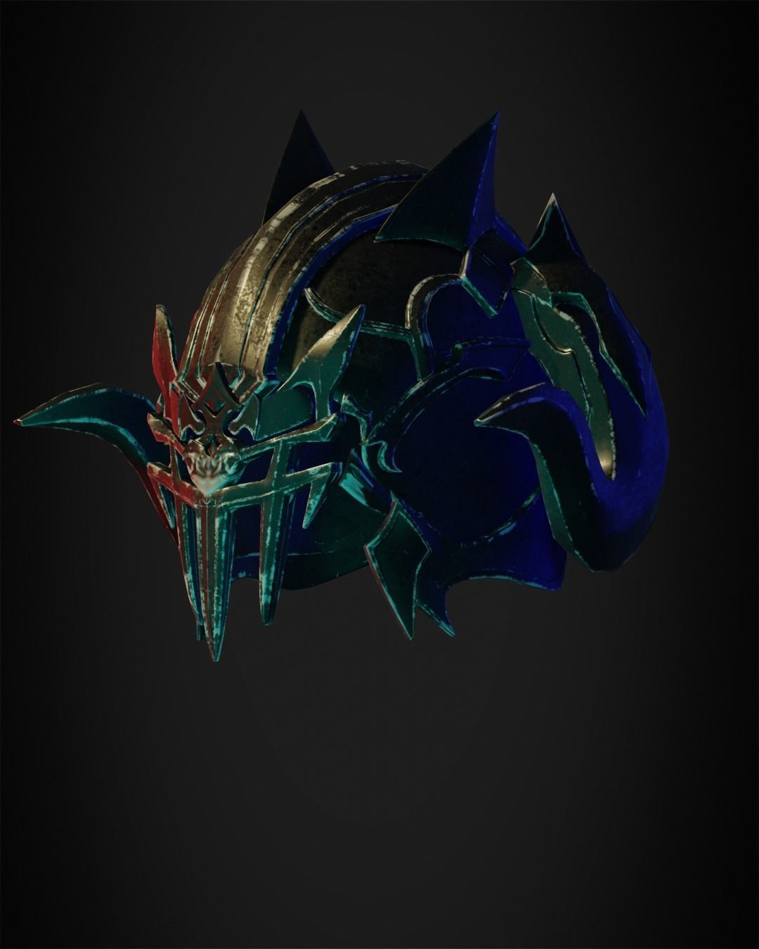 Final Fantasy 14 Chaos Full Armor for Cosplay 3D print model_25