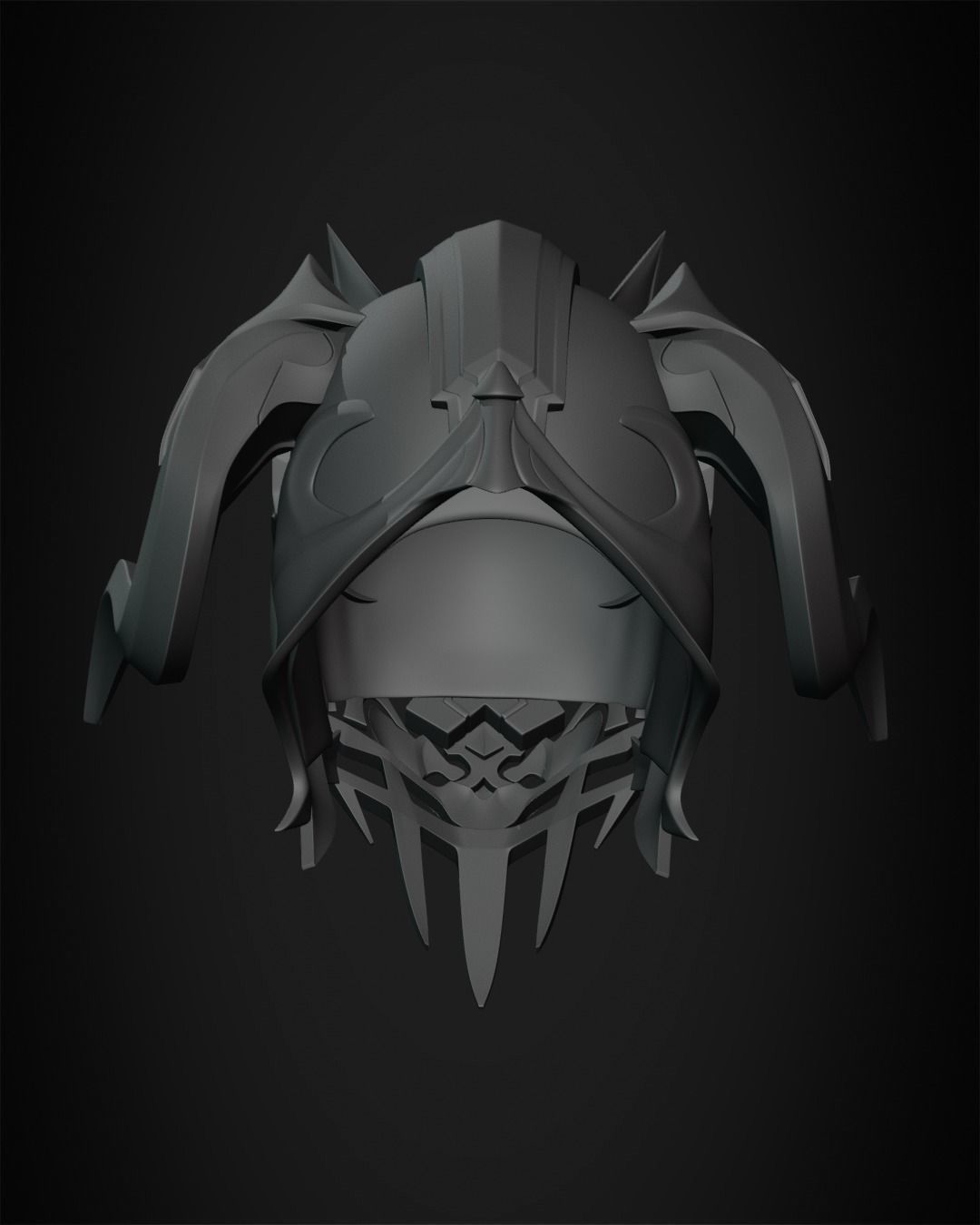Final Fantasy 14 Chaos Full Armor for Cosplay 3D print model_38