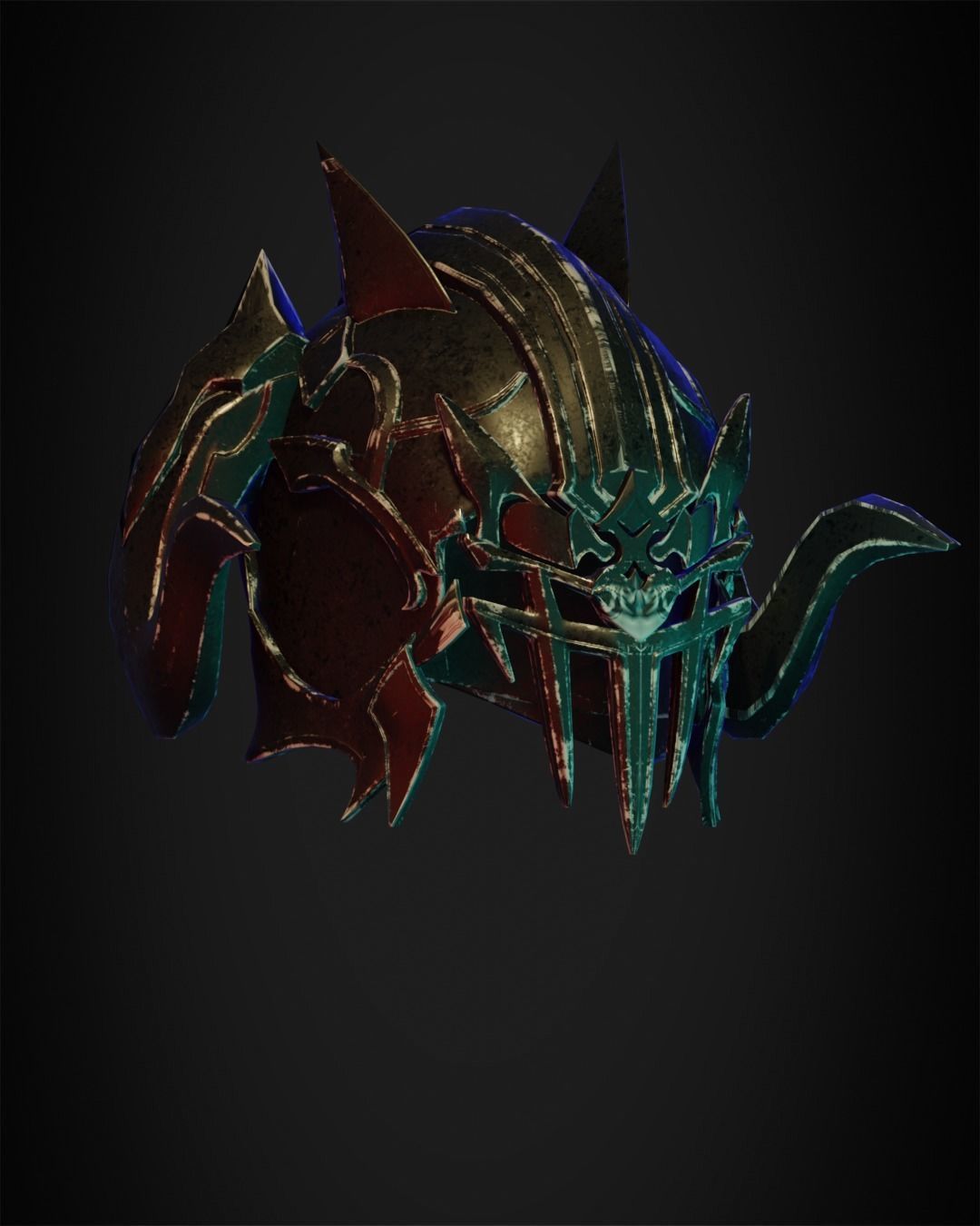 Final Fantasy 14 Chaos Full Armor for Cosplay 3D print model_30