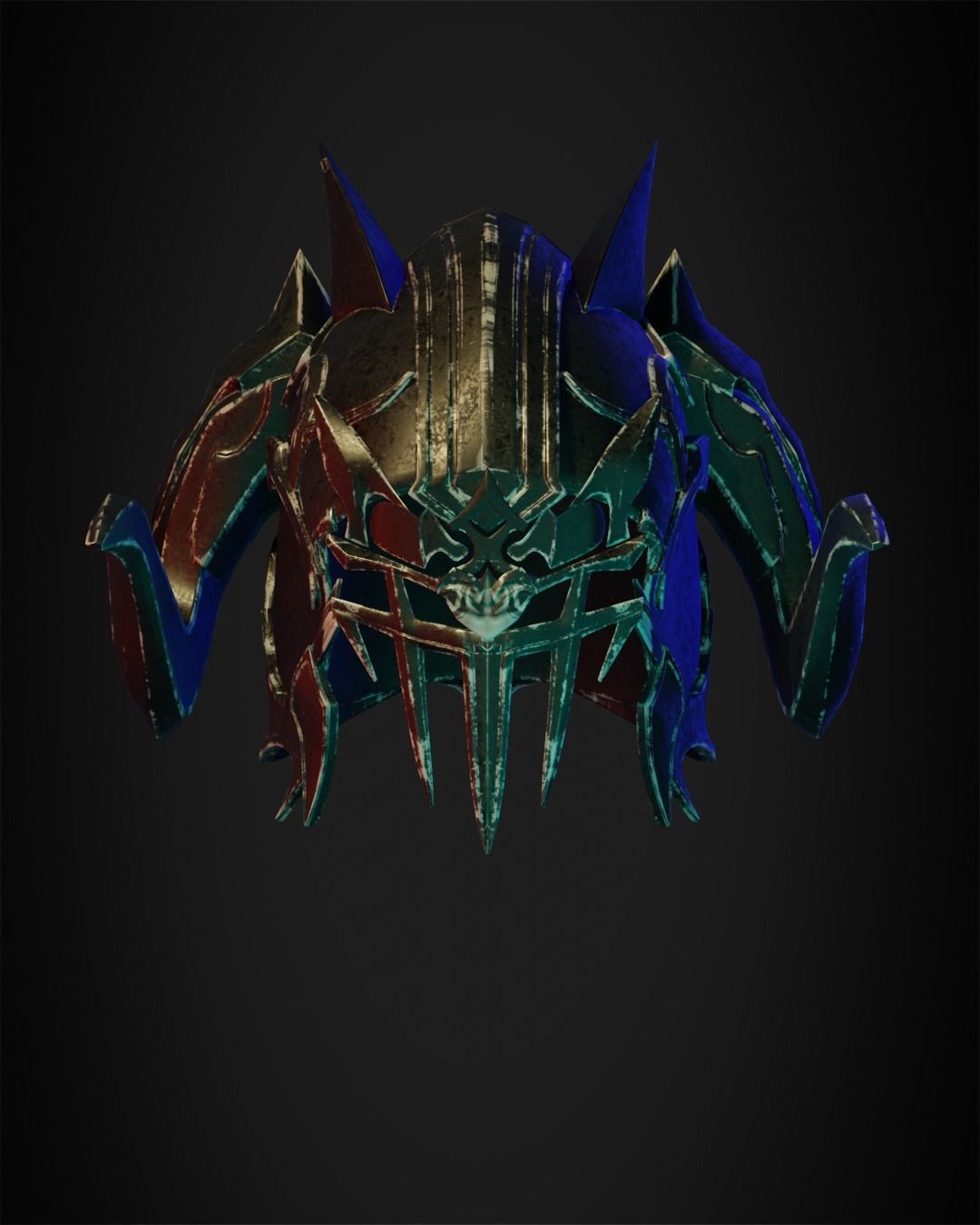 Final Fantasy 14 Chaos Full Armor for Cosplay 3D print model_24