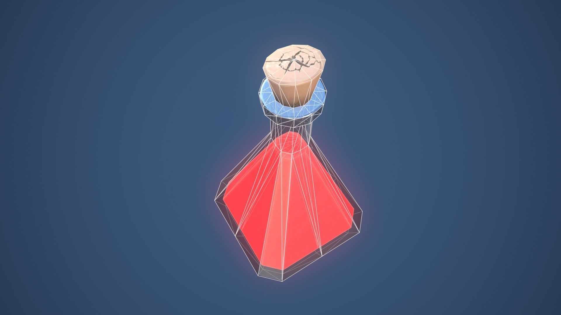 Stylized Magic Alchemy Potion Low-poly 3D model_9