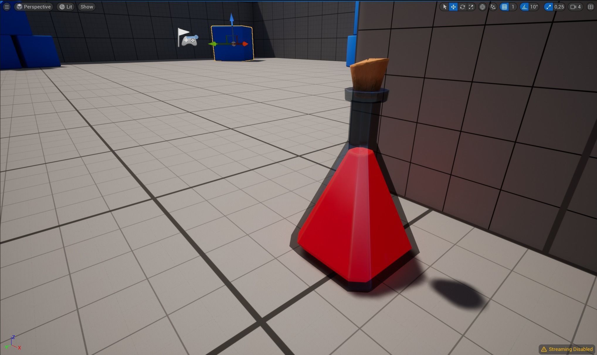 Stylized Magic Alchemy Potion Low-poly 3D model_12