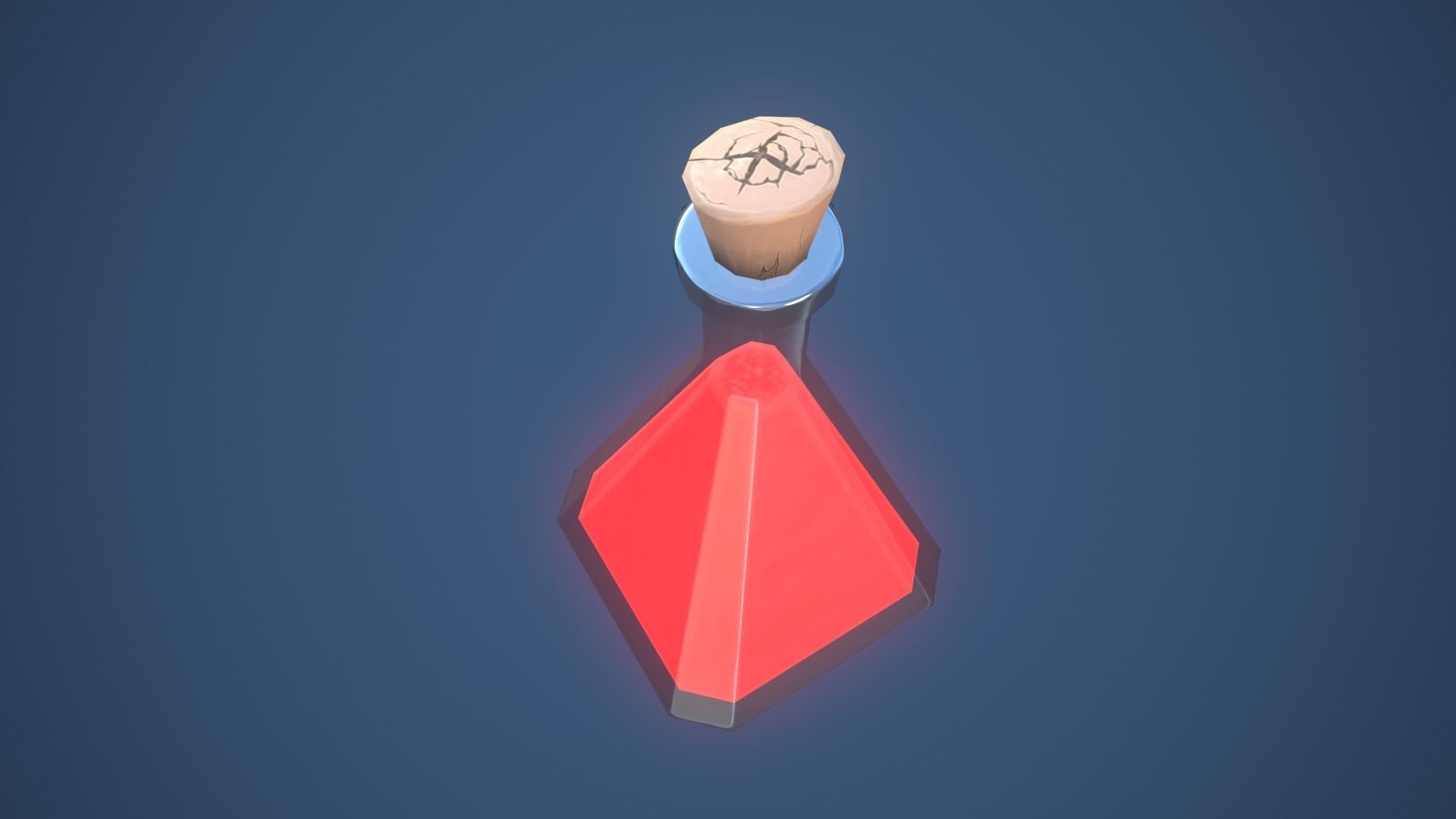 Stylized Magic Alchemy Potion Low-poly 3D model_8