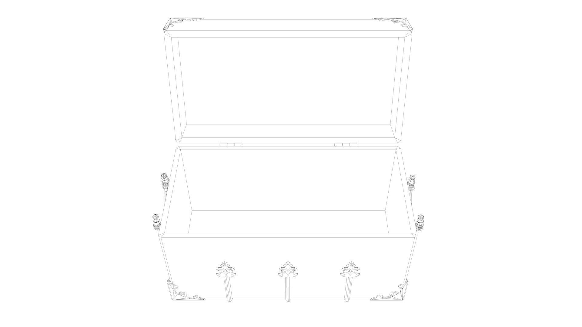 Medieval Chests Pack 3D model_42