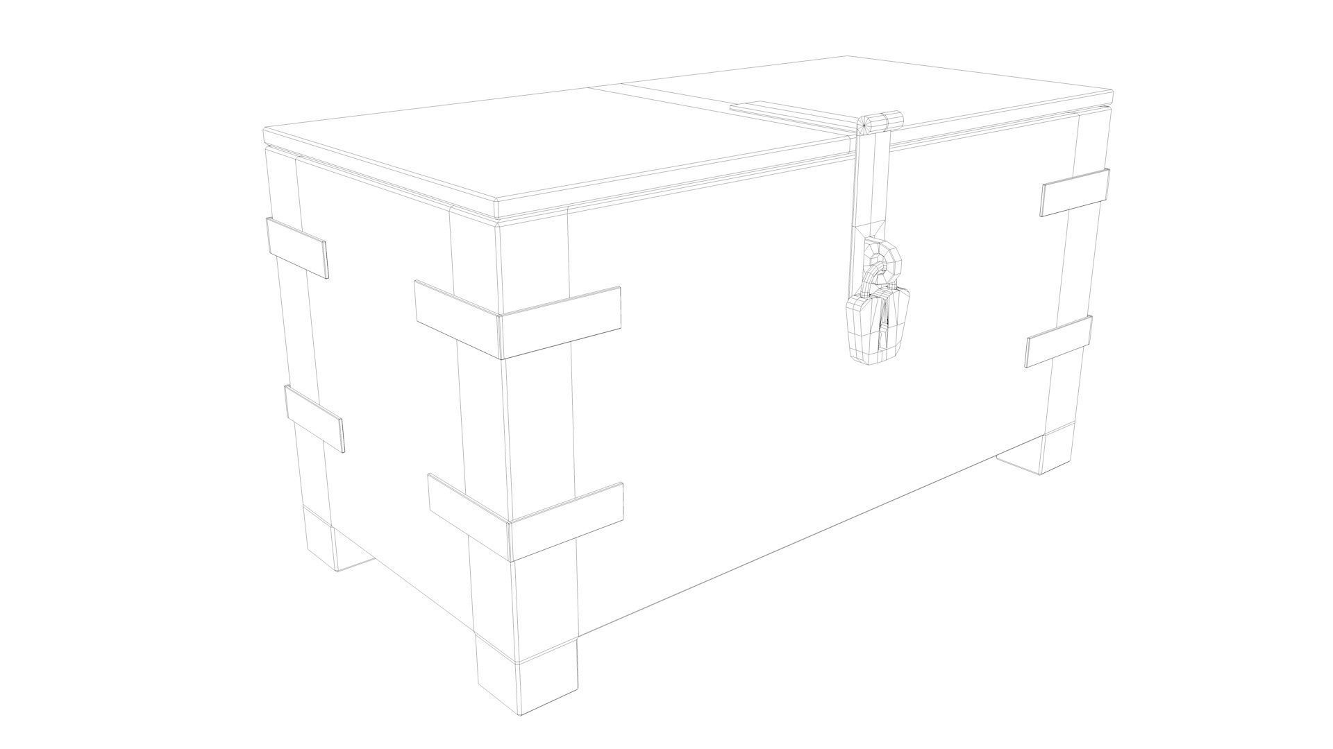 Medieval Chests Pack 3D model_14