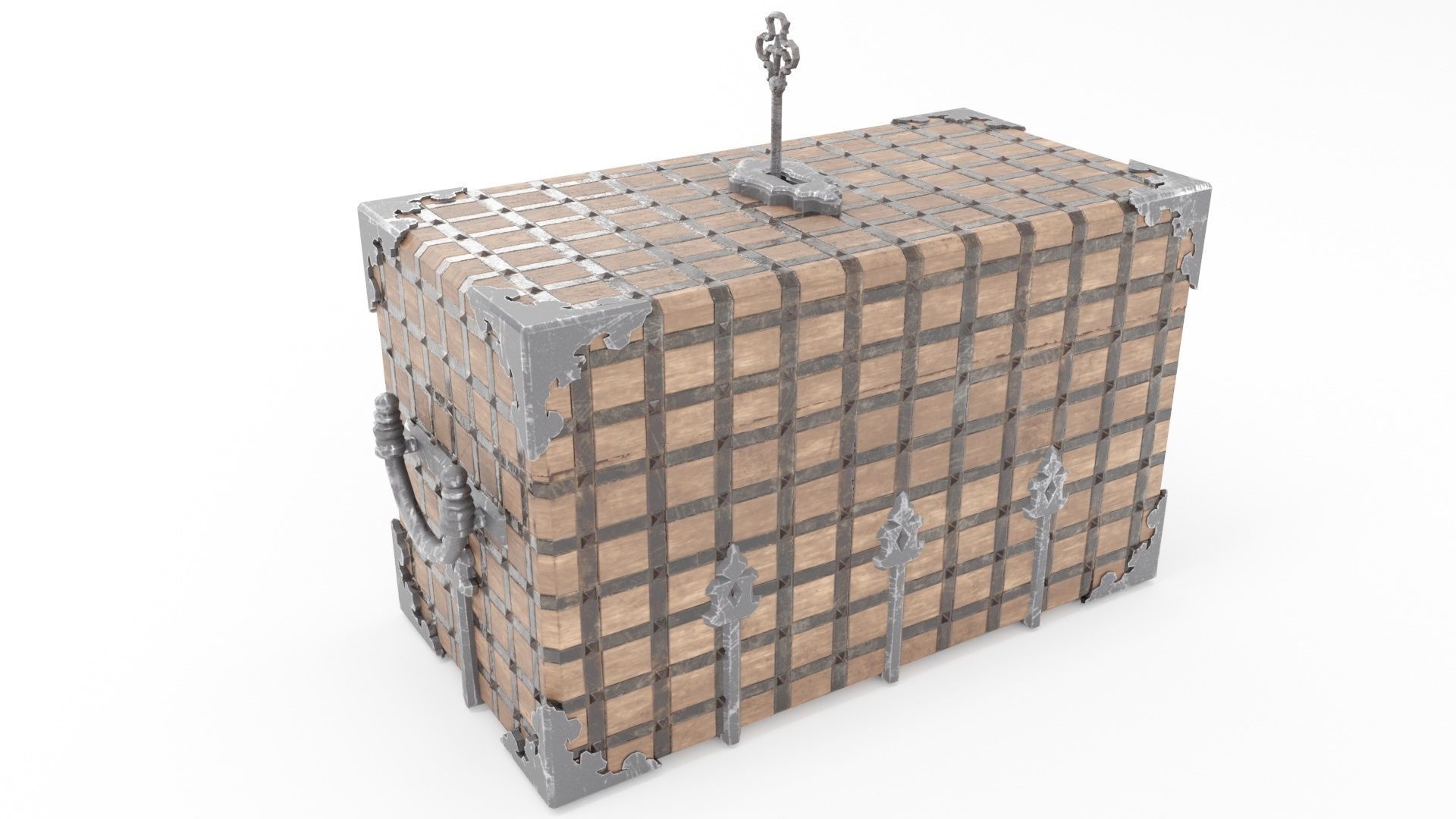 Medieval Chests Pack 3D model_37