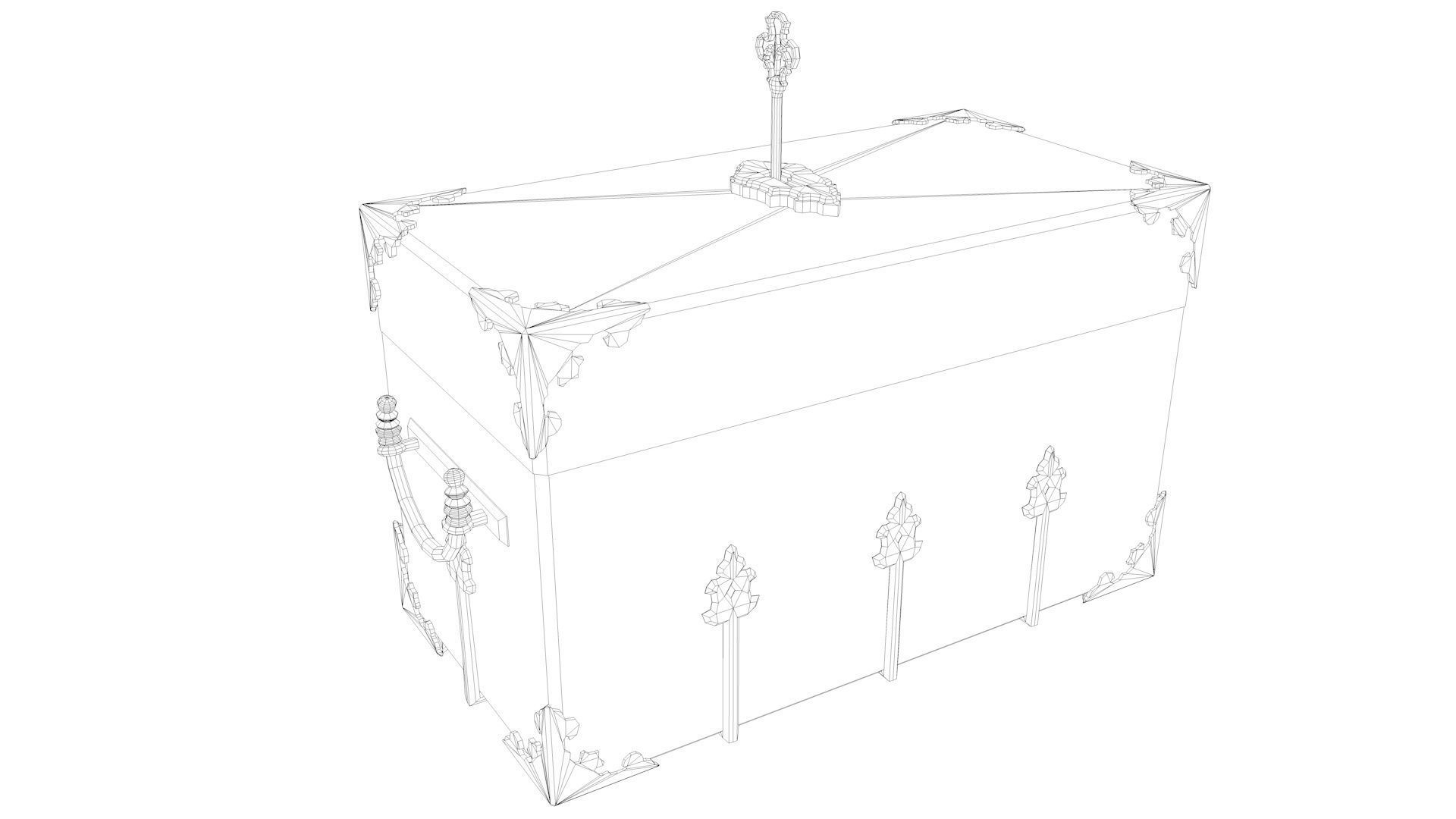 Medieval Chests Pack 3D model_38