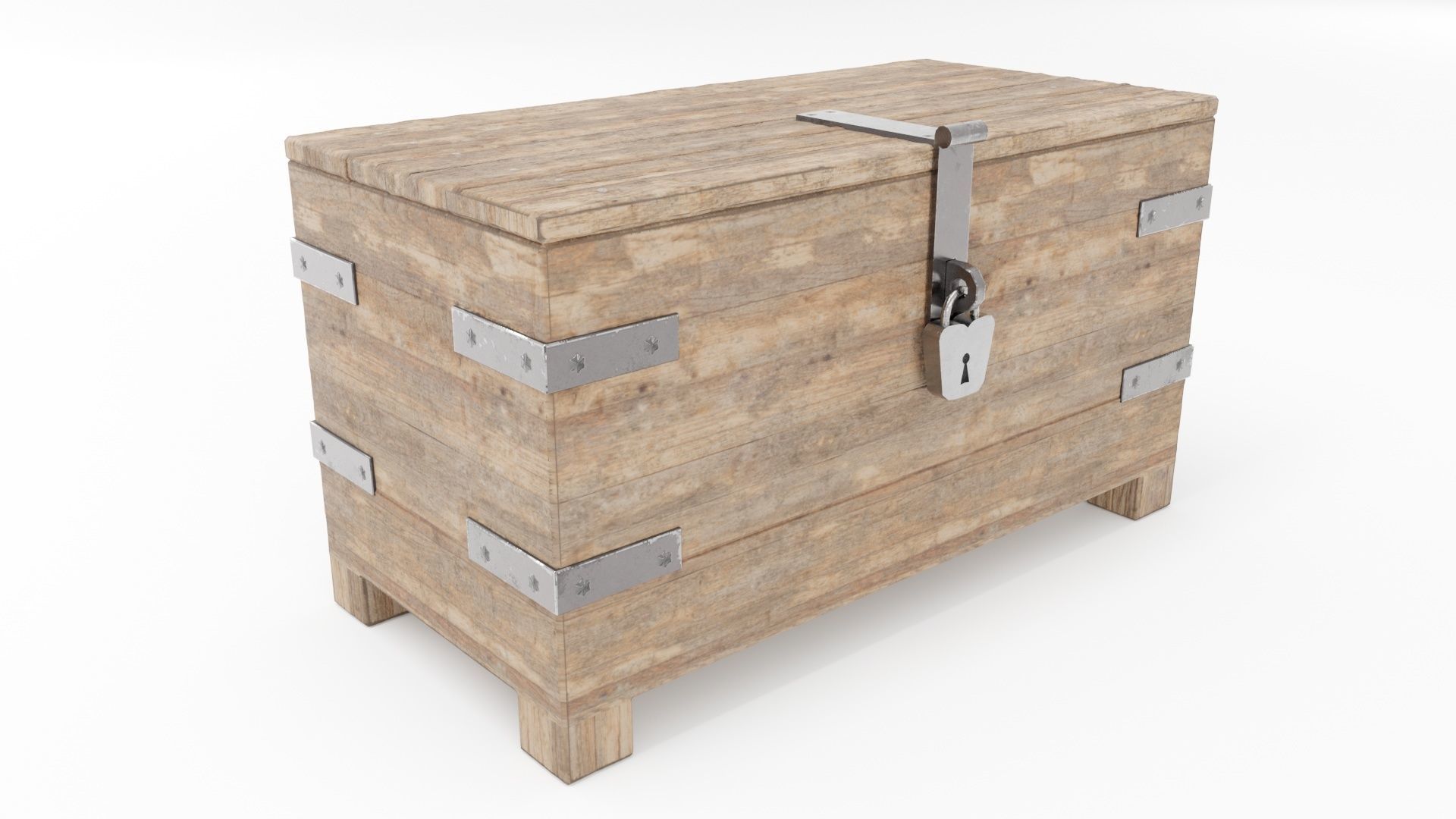 Medieval Chests Pack 3D model_13