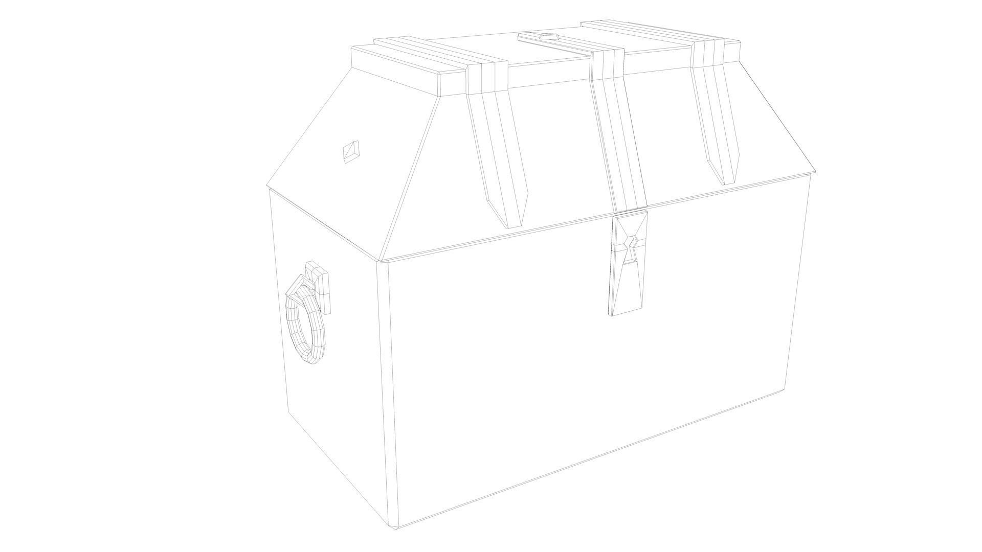 Medieval Chests Pack 3D model_26