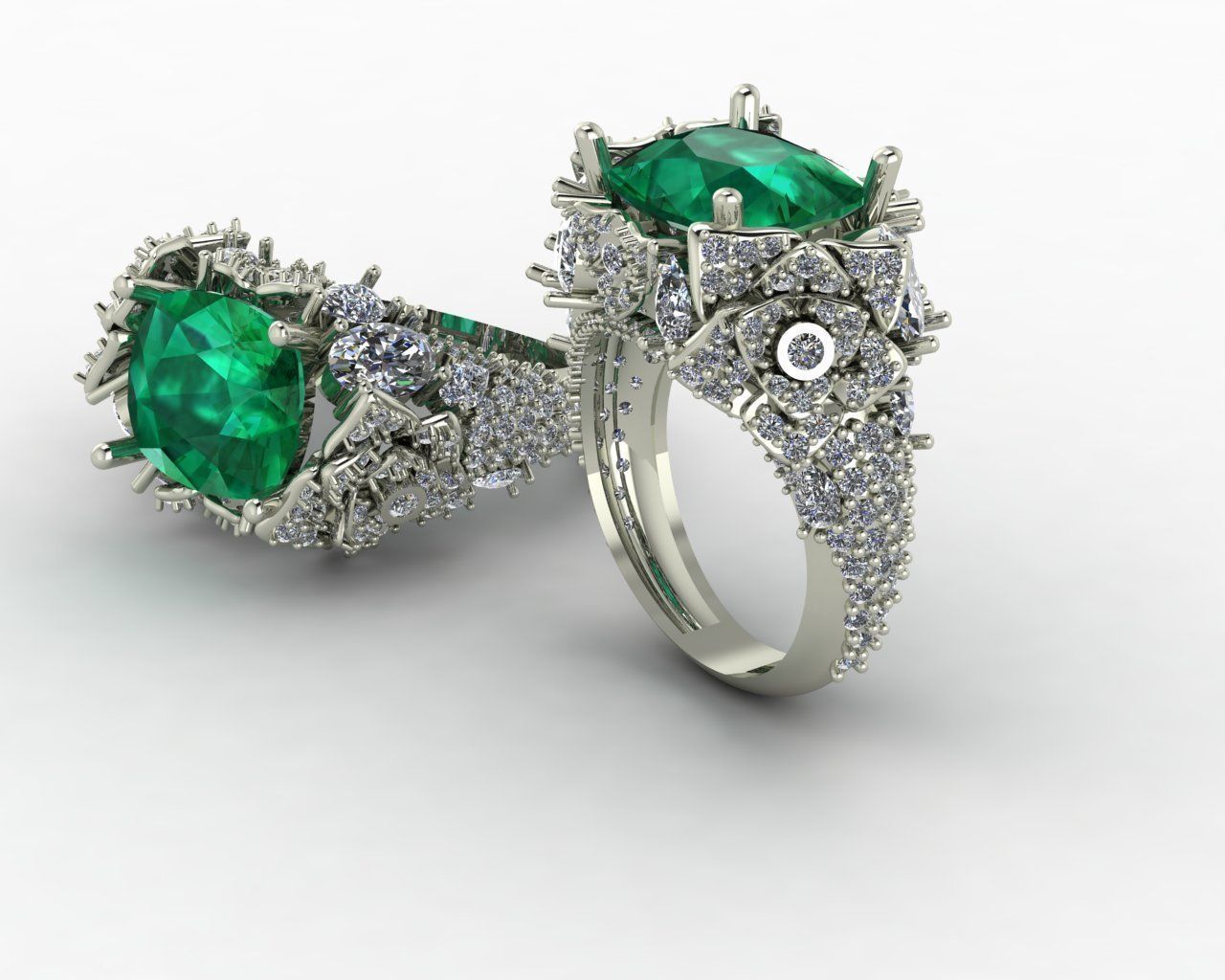 Big jewelry ring 3D print model_6