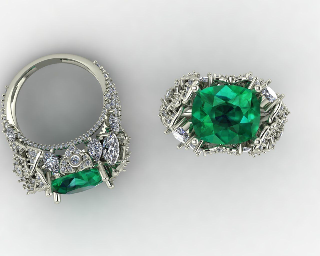 Big jewelry ring 3D print model_12