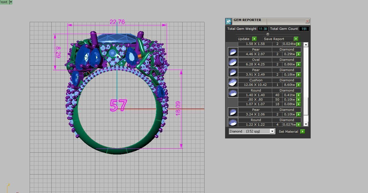 Big jewelry ring 3D print model_11