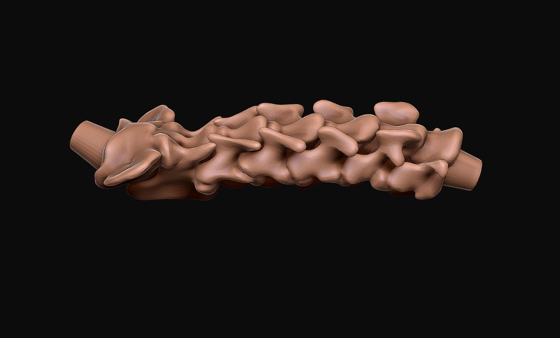 Great Dane Skelleton DYS KIT  3D print model_8