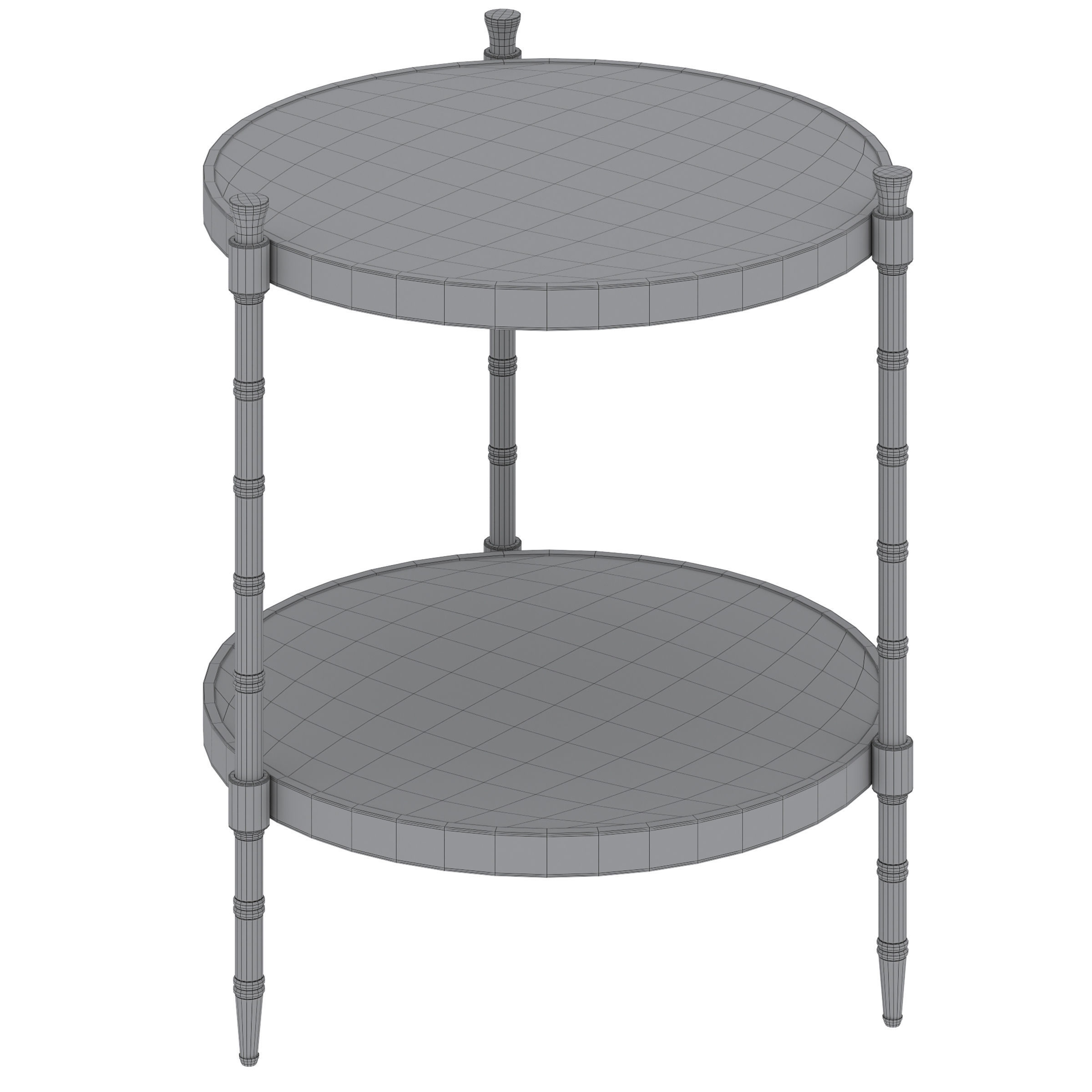 Coffee table Marble by Cosmo 3D model_4