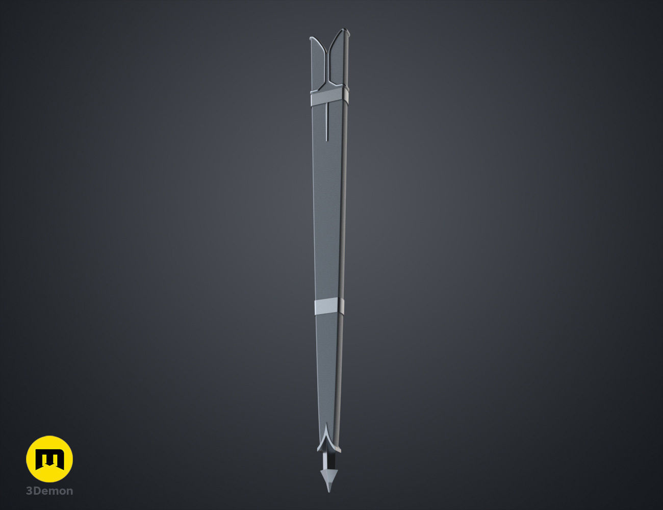 Galadriels Sword and Scabbard - Rings of Power 3D print model_26