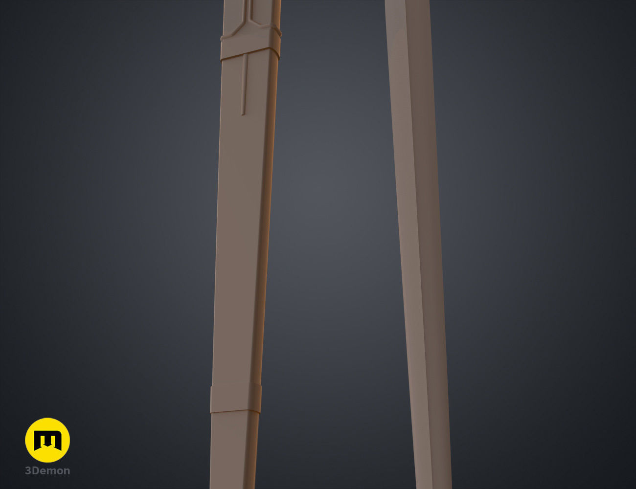 Galadriels Sword and Scabbard - Rings of Power 3D print model_20