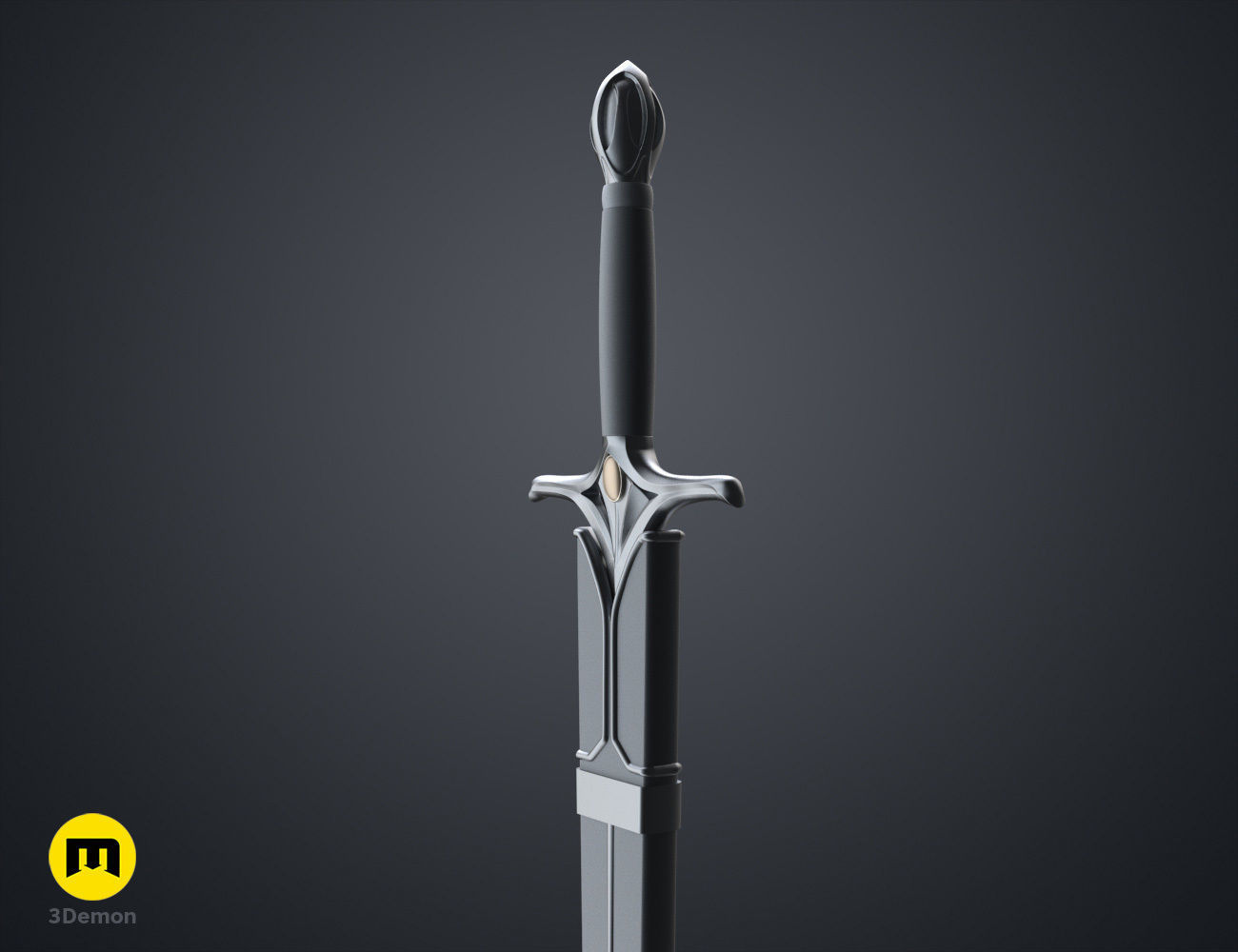 Galadriels Sword and Scabbard - Rings of Power 3D print model_23