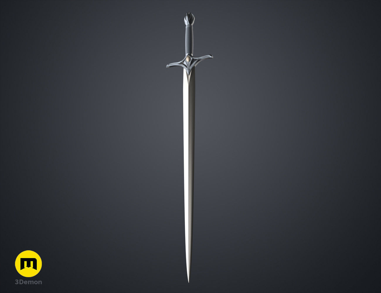 Galadriels Sword and Scabbard - Rings of Power 3D print model_25