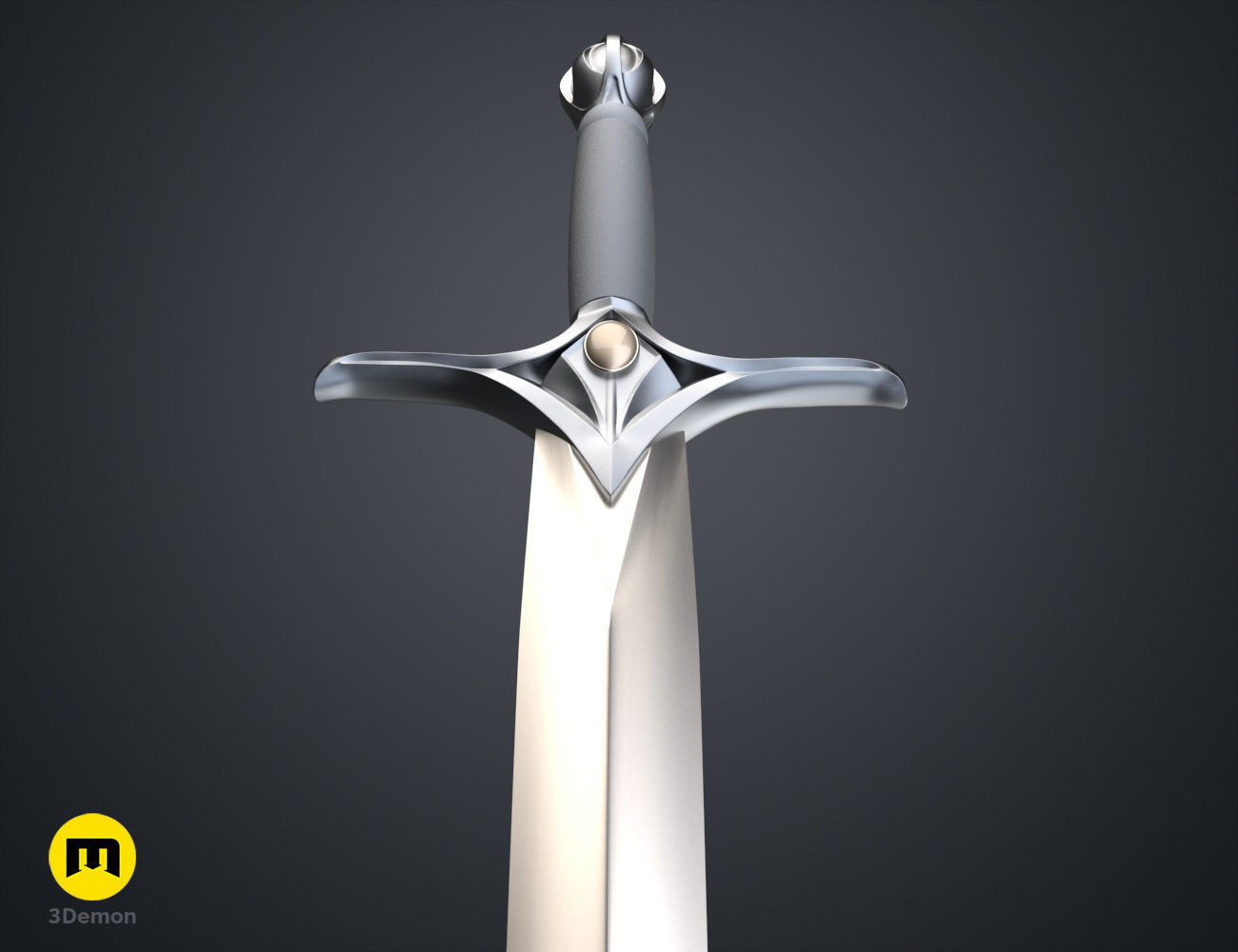 Galadriels Sword and Scabbard - Rings of Power 3D print model_29