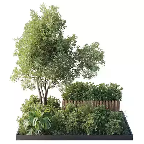 Garden plants set in a box outdoor set 150