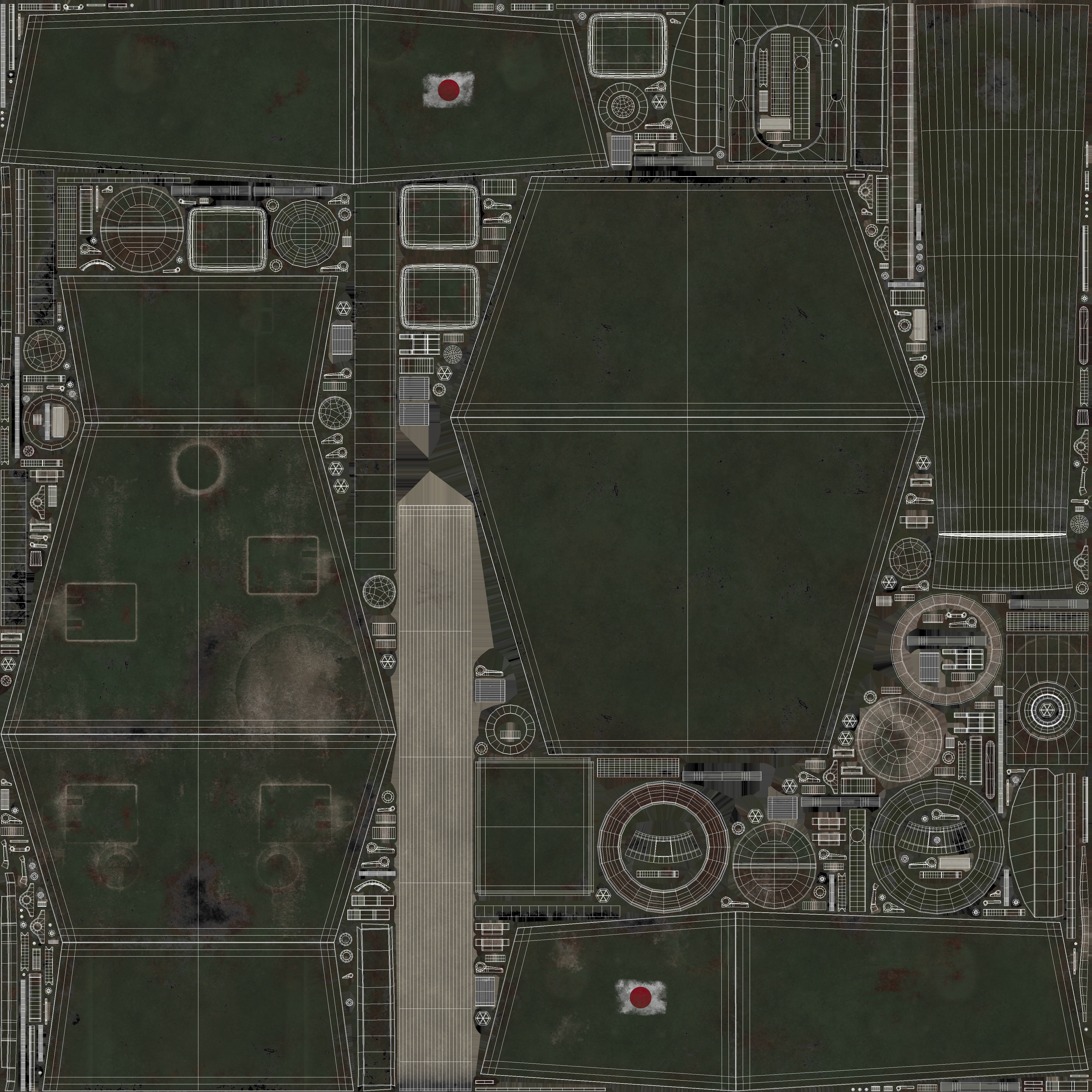 Type 2605 Super Heavy Tank Camouflages set 3D model_23