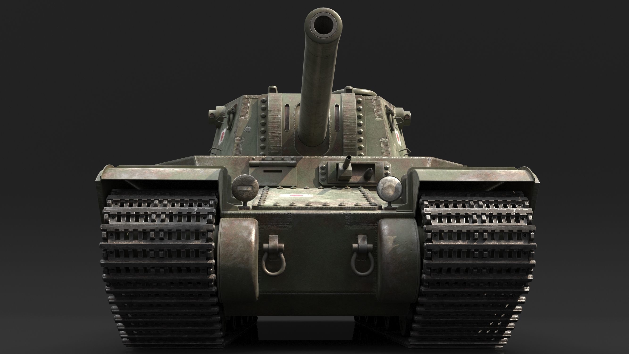 Type 2605 Super Heavy Tank Camouflages set 3D model_7