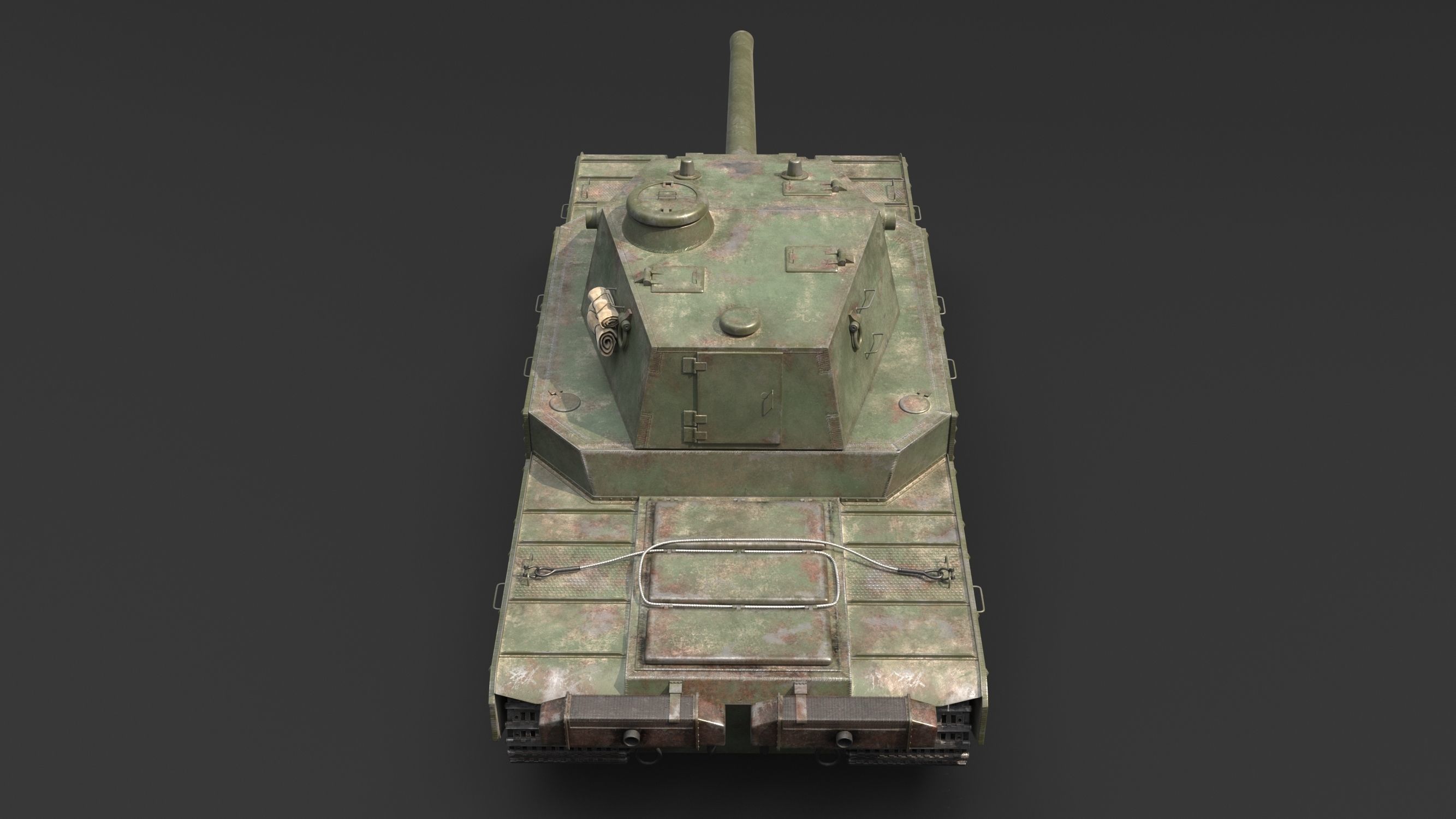 Type 2605 Super Heavy Tank Camouflages set 3D model_8