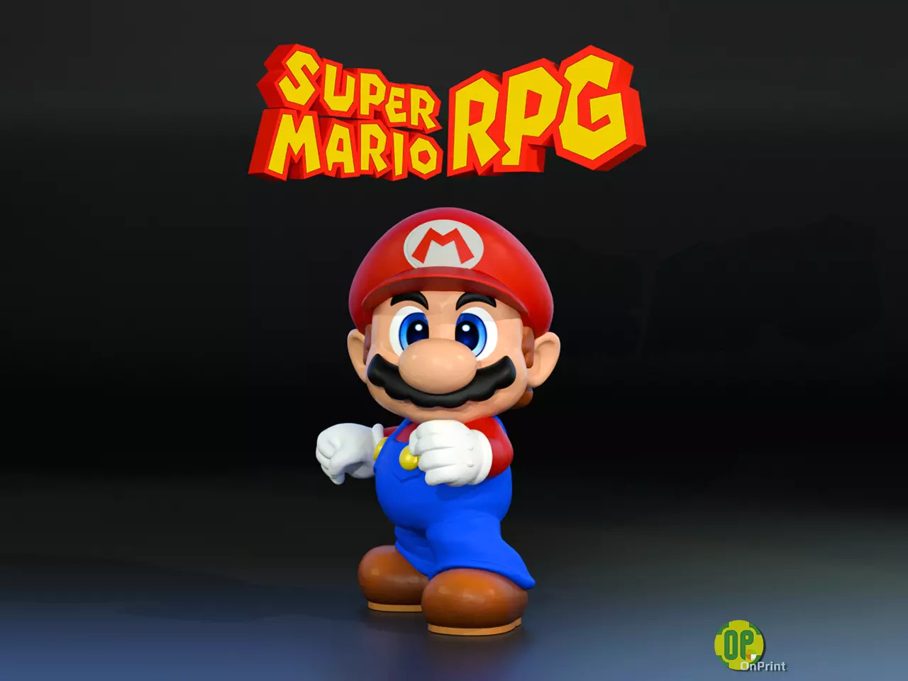 Super MARIO Bros 3D Printable Model - RPG Remake 3D print model_0