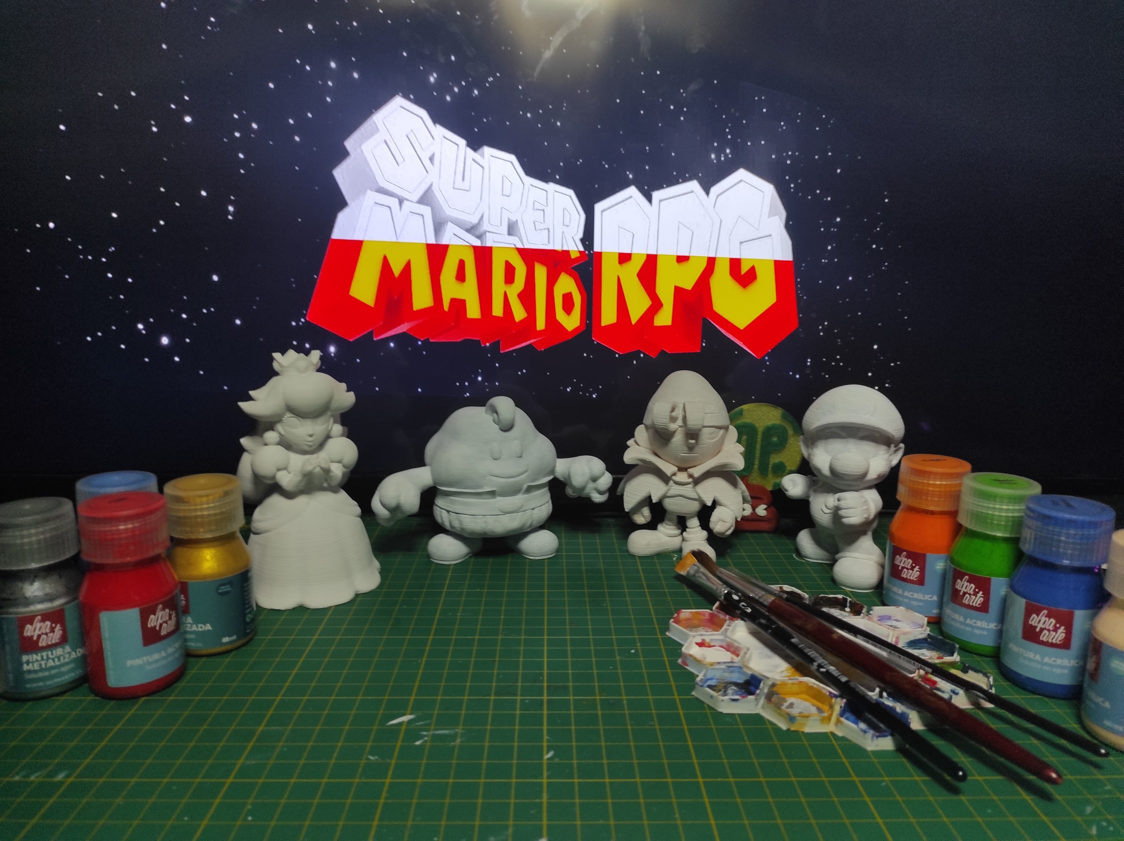 Super MARIO Bros 3D Printable Model - RPG Remake 3D print model_8