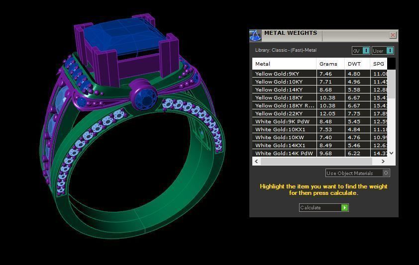 Rings  3D print model_4