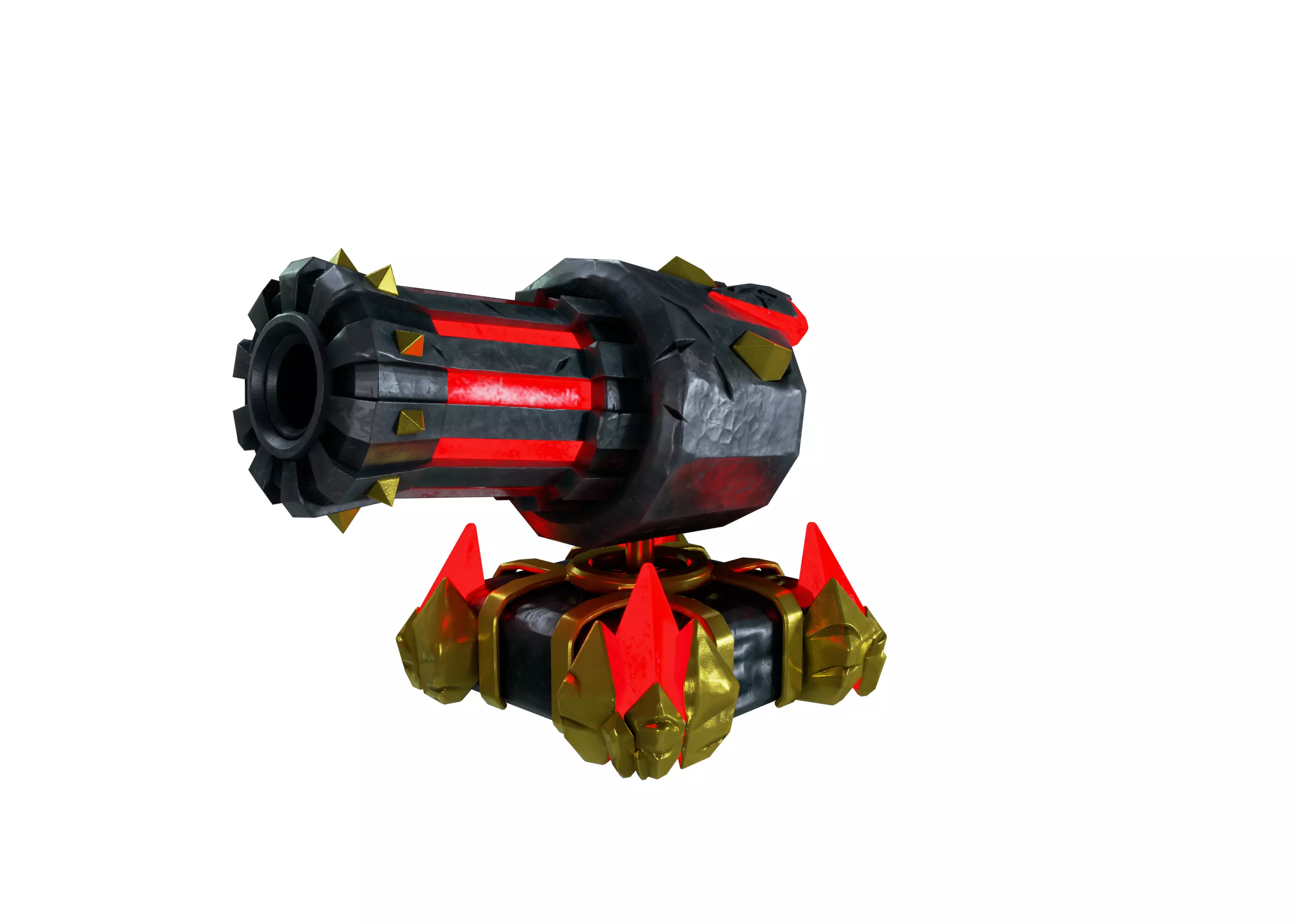 clash-gun grenade launcher Low-poly 3D model