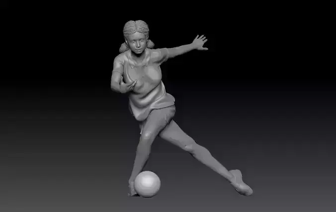 BOWLING GIRL 2 3D print model