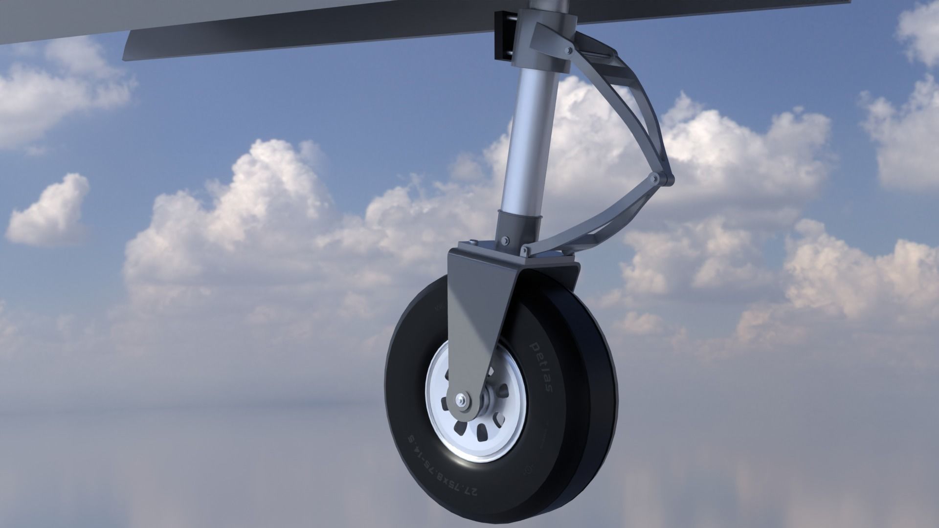 Bayraktar TB2  Low-poly 3D model_15