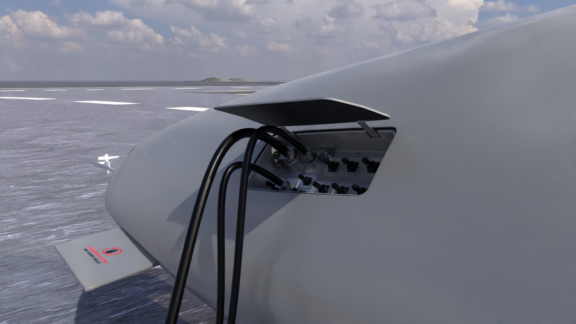 Bayraktar TB2  Low-poly 3D model_19