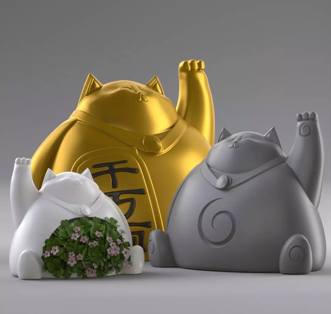 CAT SCULPTURE 3D print model