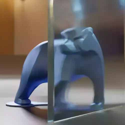 Art Deco Bear Book End - Simplified Version