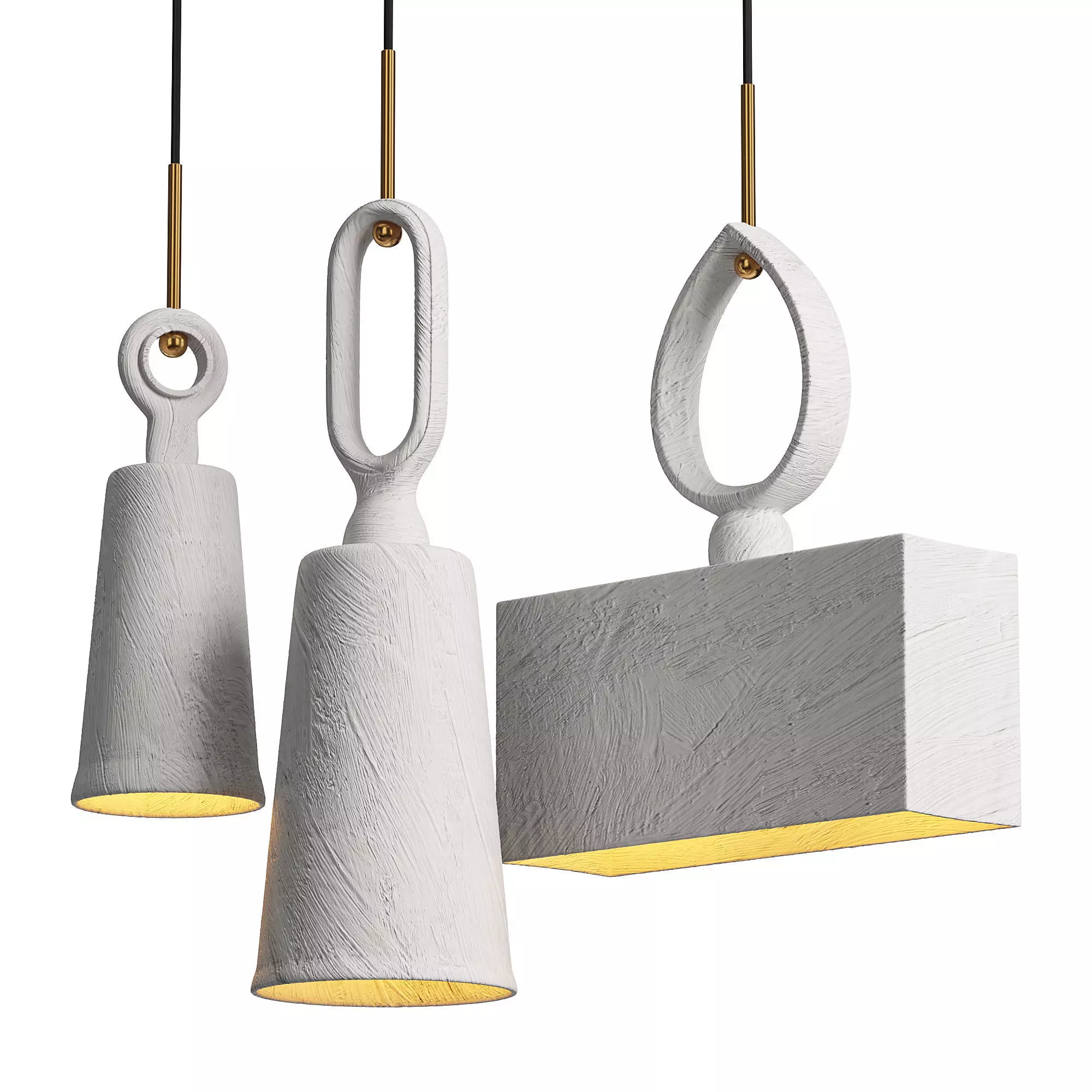 Plaster obscura bells 3D model