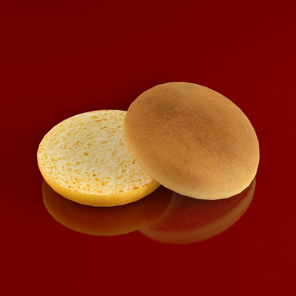 Animated Double Cheeseburger Hamburger 3D model_10