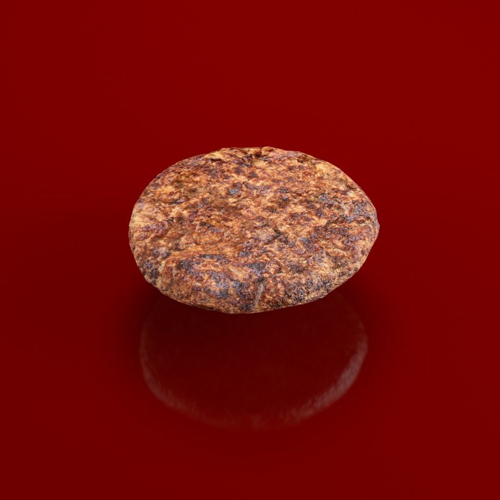 Animated Double Cheeseburger Hamburger 3D model_7