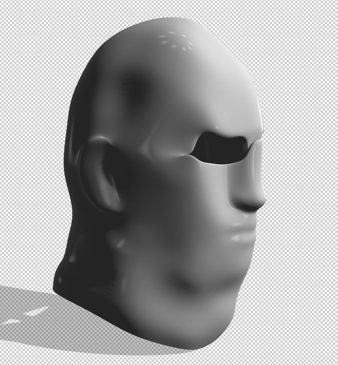 Balaclava Skimask nr2 Free 3D model_2