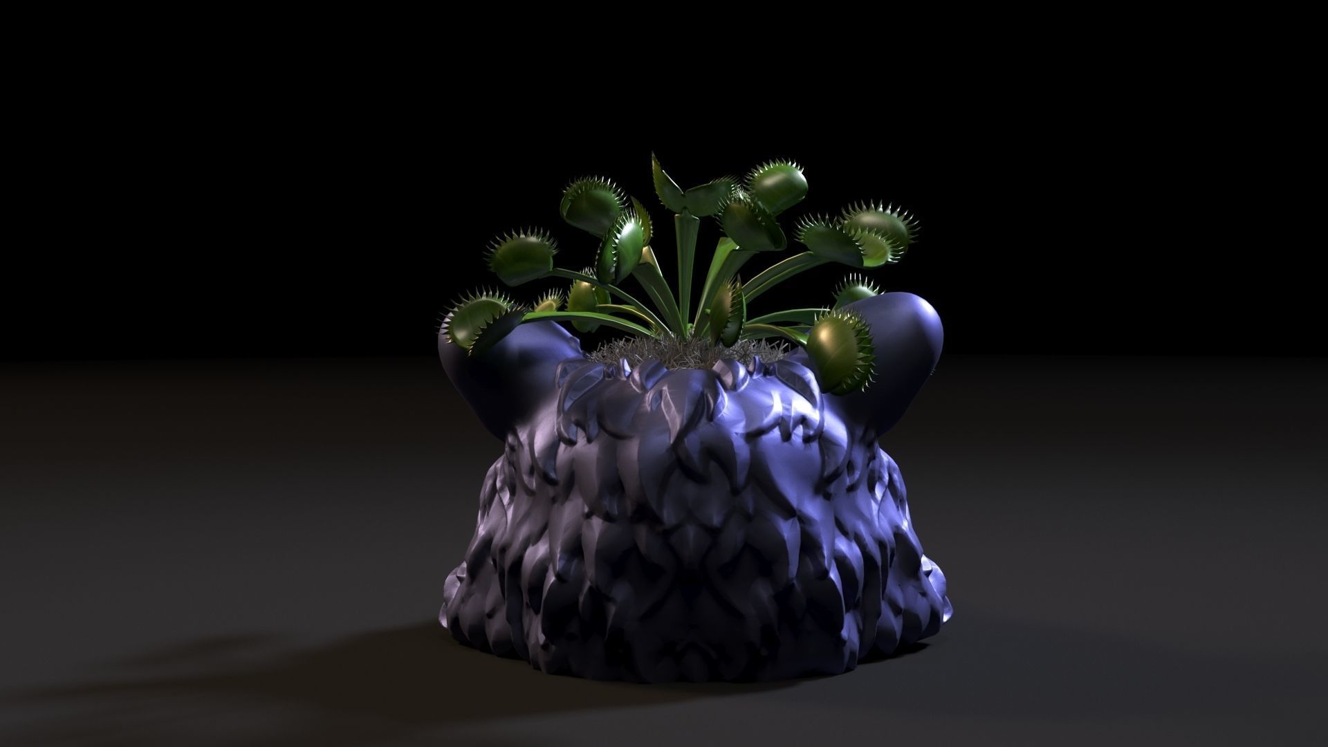 Rocket Raccoon planters 3D print model_4