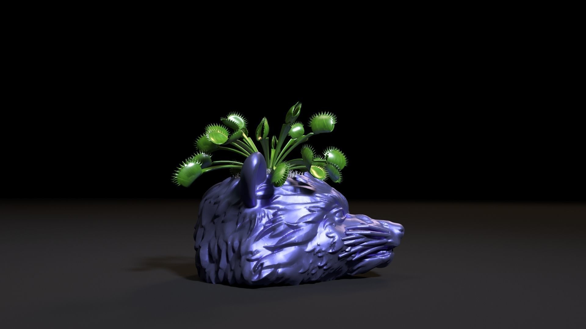 Rocket Raccoon planters 3D print model_6